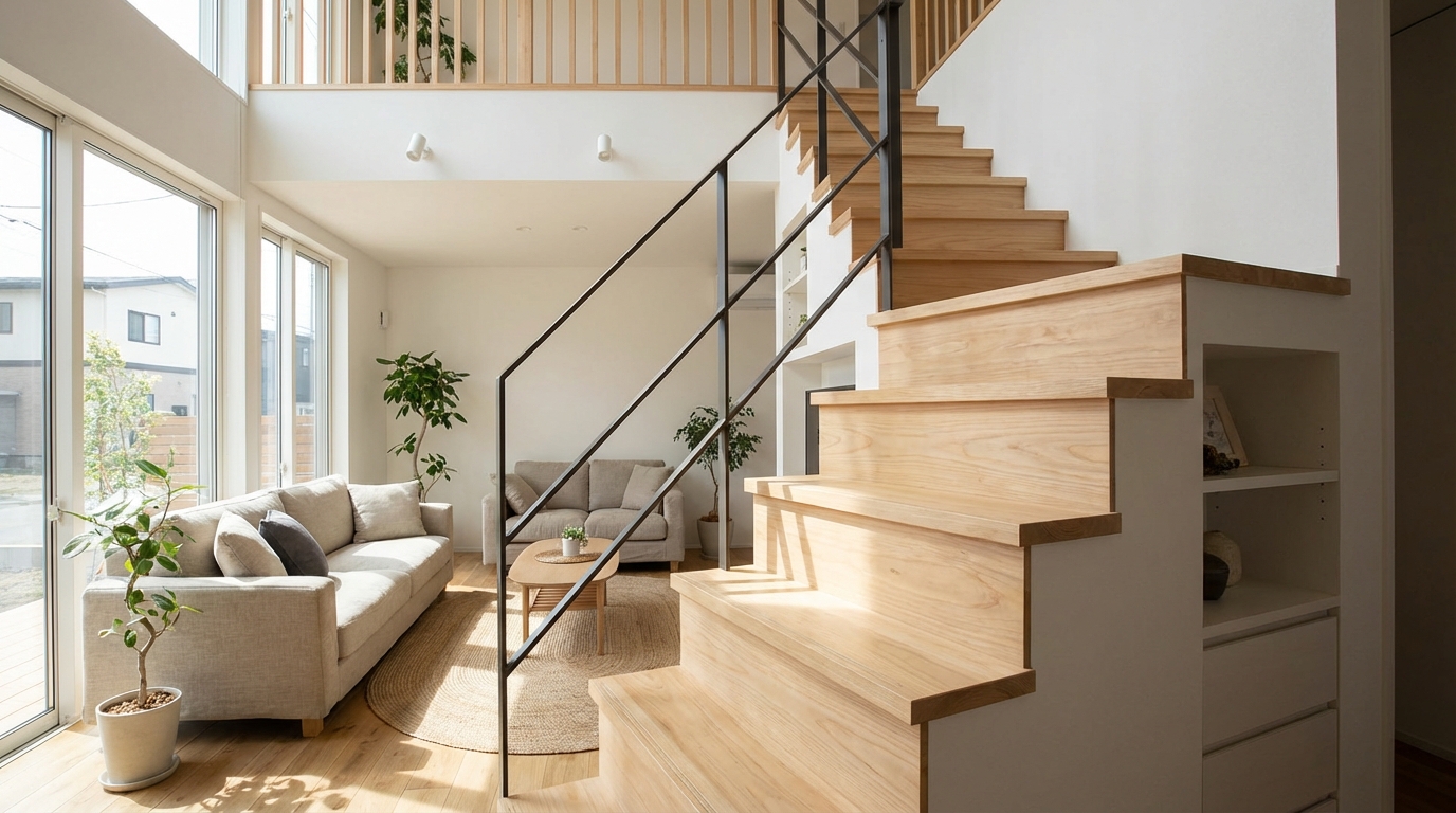 découvrez l'escalier à pas japonais, une solution ingénieuse pour accéder à l'étage tout en optimisant l'espace au sol. pratique et esthétique, il s'adapte parfaitement aux petits espaces.
